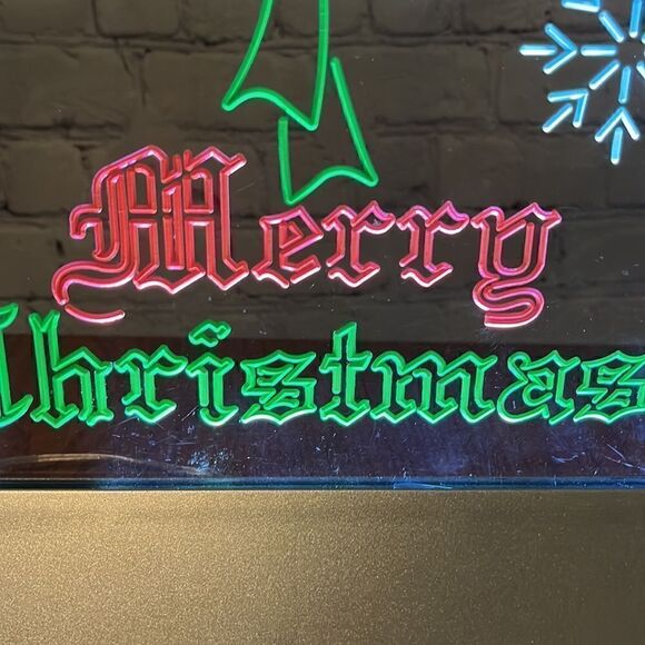 Merry Christmas LED light-up Accent Sign - Picture 3 of 3